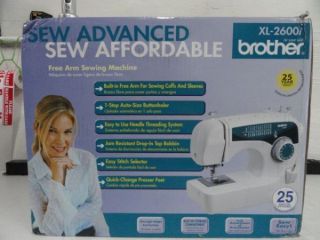 Brother 25 Stitch Free Arm Sewing Machine XL 2600i