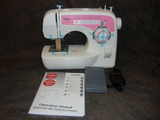 Brother XL2610 Free Arm Sewing Machine w/ 25 Built In Stitches, White 