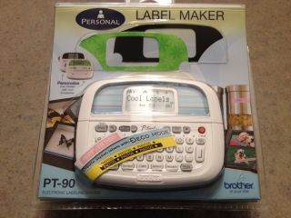 Brother P Touch PT 90 Simply Stylish Personal Label Maker New in the 