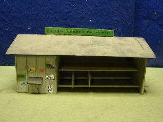 HO Kit Built Wood Lumber Shed from Layout 414591