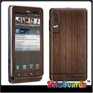 Brown Wood Vinyl Case Decal Skin to Cover Your Motorola Droid 3 XT862 