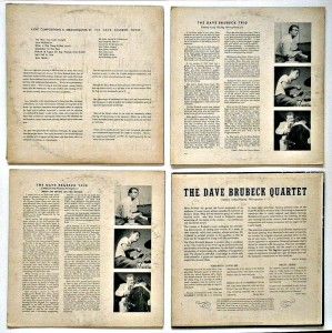 Dave Brubeck 10 Vinyl Jazz Collection Fantasy 4 Records Trio Octet 