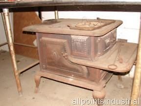 Antique Wood Coal Farmers Cook Stove 1893 S. Machine Co. Dover NH