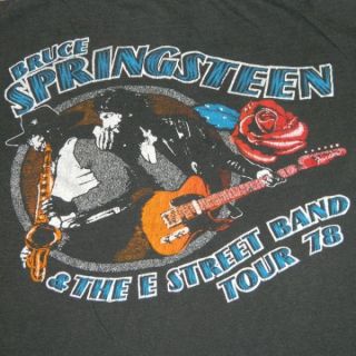 1978 Bruce Springsteen Vtg Tour T Shirt Concert 70s Tee