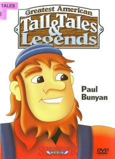 Paul Bunyan Animated Biography DVD Cartoon Tall Tales Lumberjack Folk 