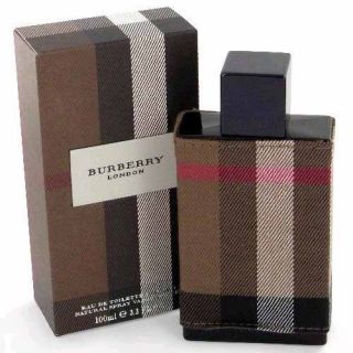 BURBERRY LONDON FABRIC * Cologne for Men * 3.3 / 3.4 oz * NEW IN BOX 
