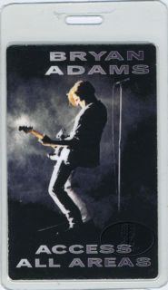   backstage pass for the BRYAN ADAMS 1994 SO FAR SO GOOD Tour