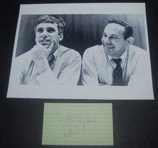Songwriting Team Burt Bacharach and Hal David Dual Signed Card and 