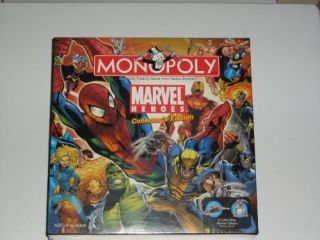 Marvel Comics Monopoly Collectors Edition Complete LN