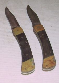 Vintage Case 110 Folding Hunting Lockback Knifes USA
