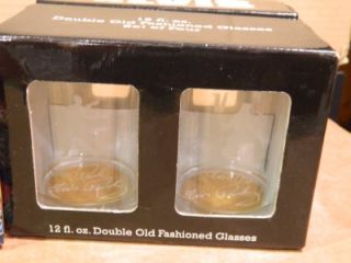 Elvis Presley Drinking Glasses 6 Shooters 4 Doule Old Fashioned