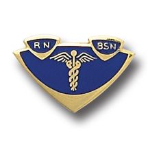 RN Registered Nurse BSN Insignia Emblem Lapel Pin 5003