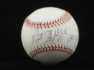 PAT GILLICK Signed OML Baseball TORONTO BLUE JAYS Autograph Auto