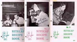 Nitecap Recipe Books Signed by Frankie Nolan La Raine