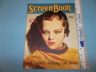   book magazine Sylvia Sidney Clark Gable James Cagney ex con