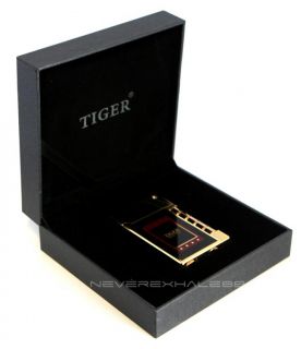 Tiger Butane Cigarette Flint Windproof Lighter 60236 2