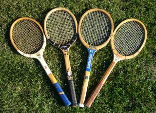   Vintage Wood Tennis Racquet Racket Lawford, Bancroft, Roddy, Don Budge