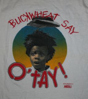 Vintage Buckwheat Little Rascals Shirt 1985 Soft 50 50