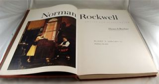 1970 Norman Rockwell Book 1st Edition Color Plates Nice