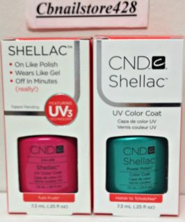 CND Shellac UV Gel Color Kit Set of 2 Super Sale SHIP in 24H