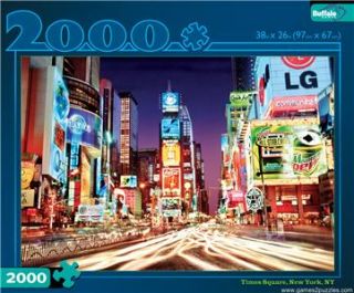 Buffalo Games Times Square New York City Jigsaw Puzzle   2000 pc