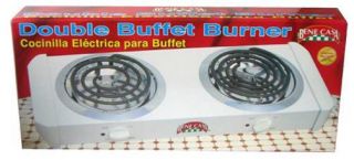 New Portable Electric Double Burner with Buffet Range
