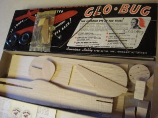 American Hobby Glo Bug Control Line Model Airplane Kit