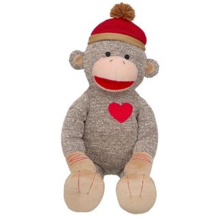 Build A Bear Limited Edition Numbered 16 Sock Monkey Plush Box