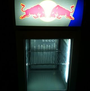 Red Bull Baby Cooler LED Refrigerator Fridge New with Lock RBI BC2 LED 