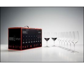   Riedel 7416/0 Vinum Bordeaux Cabernet Wine Glass   Pay for 6 Get 8