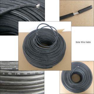 8M 26ft PV Photovoltaic Solar Power Cable Wire 10 AWG