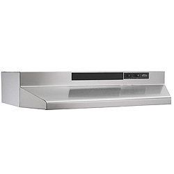   Steel 30 Under Cabinet Range Hood with Four Way Convertibility