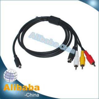 AV TV Out Video Cable Cord for Sony Handycam DCR SR45