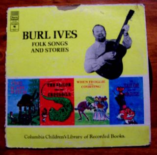 Burl Ives Children Folk Songs Stories Vinyl LP Record