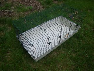 Rabbit Cage Green Extra Large 43x20x20