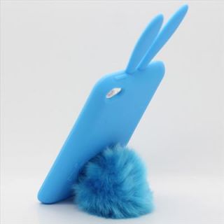 Rabbit Soft Silicone Case Cover Skin Stand for Apple ipod touch 4 4th 