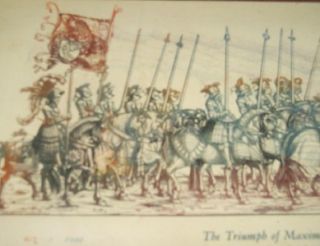 Triumph of Maximillian 1526 Hans Burgkmair German Italy