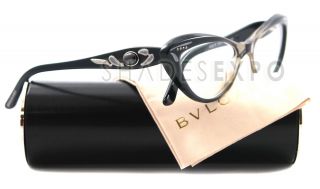 New Bvlgari Eyeglasses BV 4052B Green 5209 BV4052 51mm Auth
