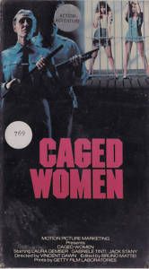 Caged Women VHS Laura Gemser Gabrielle Tinti Unrated