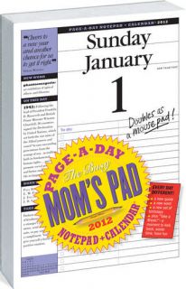 product description busy mom s pad page a day 2012