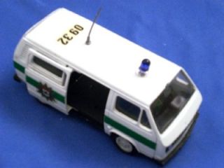 Gama VW Bully Polizeiauto VW Police Van 1202 with Box
