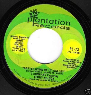  C Company "Battle Hymn of Lt Calley" 1971 Hear