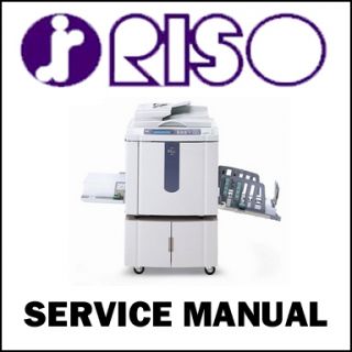 Riso Risograph Copier Printer Duplicator Service Technical Repair 