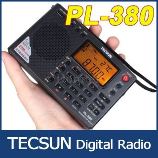   Protable Digital PLL Radio PL 380 with DSP Receiver Free Accessories