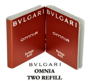 Two Pack Refill for Bvlgari Omnia Solid Perfume 03 Oz