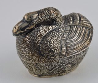 Cambodian Silver GOOSE Container