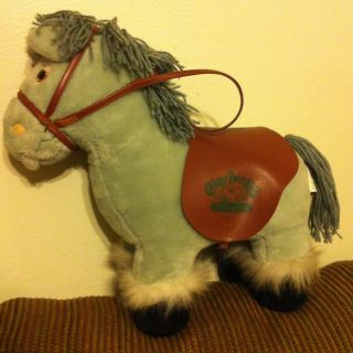 Cabbage Patch Kids Pony Horse Gray Silver Plush Stuffed