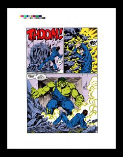 John Byrne Hulk #315 Rare Production Art Pg 3