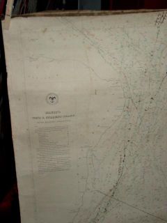 C1848 Maury Wind Current Chart s Atlantic for Whale SHIP Emily New 