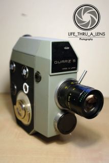 Russian Quartz 5 Vintage Movie Camera Made in USSR